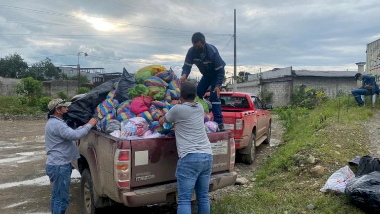 El Club Independiente del Valle, equipo de fútbol nacional, entregó un importante donativo para las personas damnificadas en Cotopaxi.  