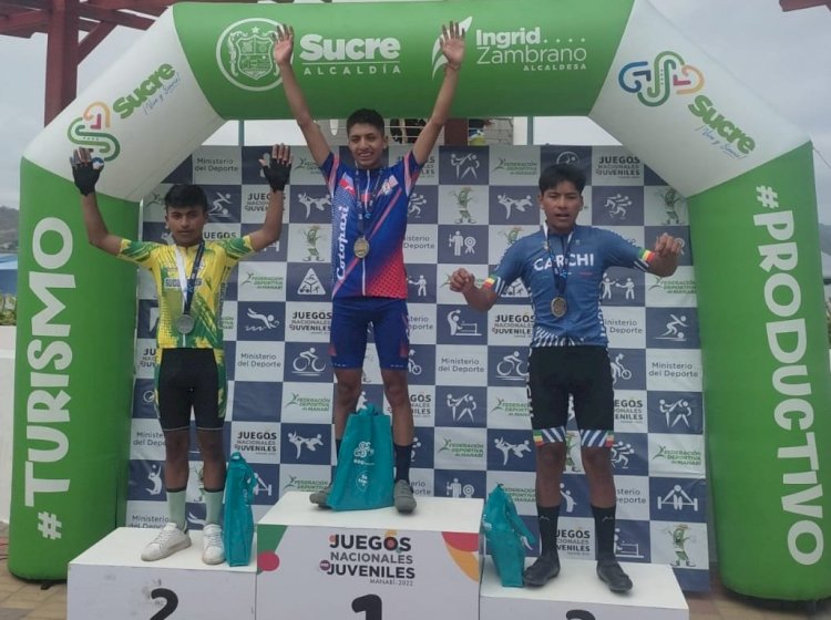 Anthony Coque sumó una medalla de oro para Cotopaxi en Ciclismo de Ruta