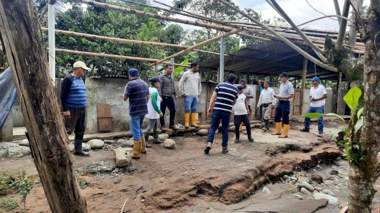MAG recorre las zonas afectadas por inundaciones en La Maná